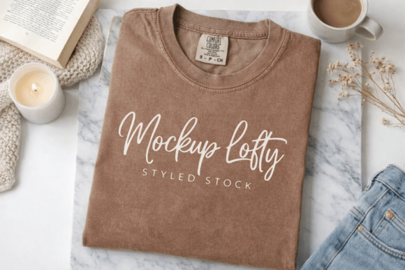 Download C1717 Espresso Flat Lay T-shirt Mockup - Flat lay Collection