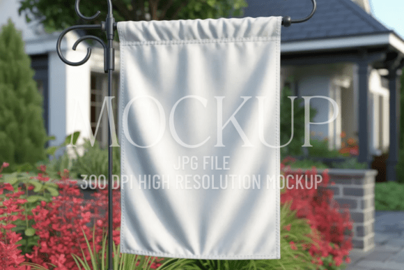 Download Garden Flag Sublimation Mockup - Garden flag Collection