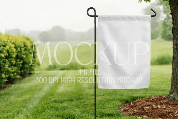 Download Garden Flag Sublimation Mockup - Garden flag Collection